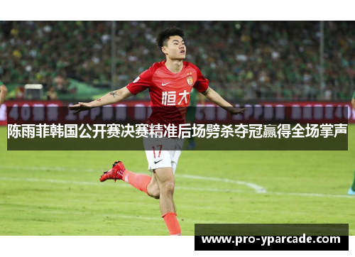 陈雨菲韩国公开赛决赛精准后场劈杀夺冠赢得全场掌声 陈雨菲韩国公开赛决赛精准后场劈杀夺冠赢得全场掌声